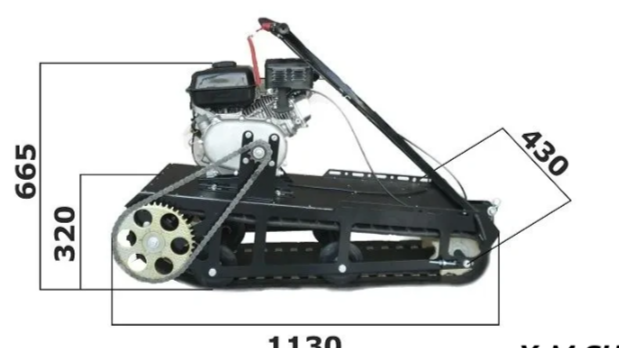 Мотобуксировщик XTREME-MOTORS "Конек-Горбунок" 6.5 л.с. в Черкесске