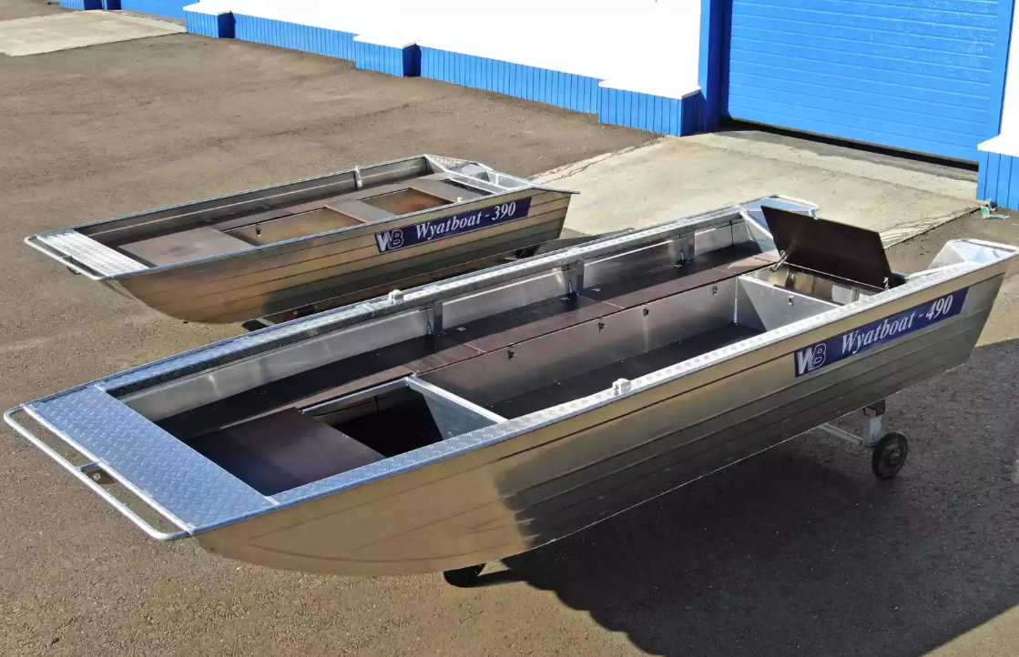 Алюминиевая лодка Wyatboat-490 Jonboat в Черкесске