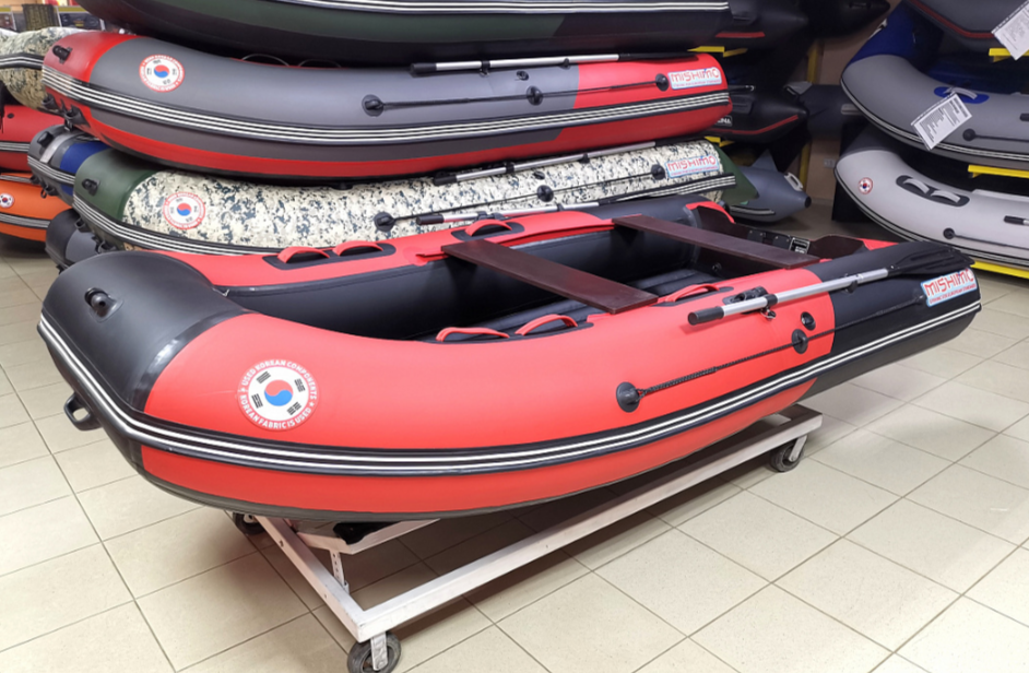 КОМПЛЕКТ Лодка MISHIMO PRO 350 + ЛОДОЧНЫЙ МОТОР MARLIN MP 9.9 (20) AMHS PRO в Черкесске