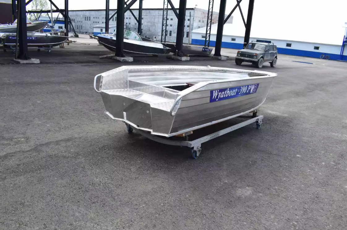 Алюминиевая лодка Wyatboat-390Р Увеличенный борт в Черкесске