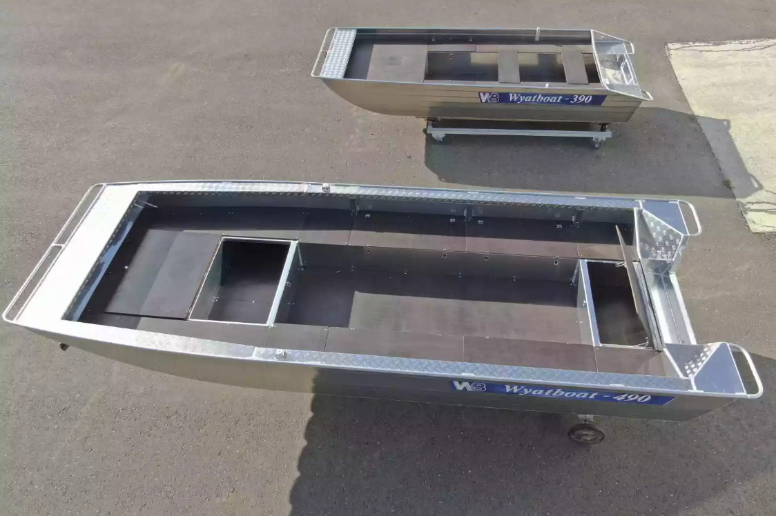 Алюминиевая лодка Wyatboat-490 Jonboat в Черкесске