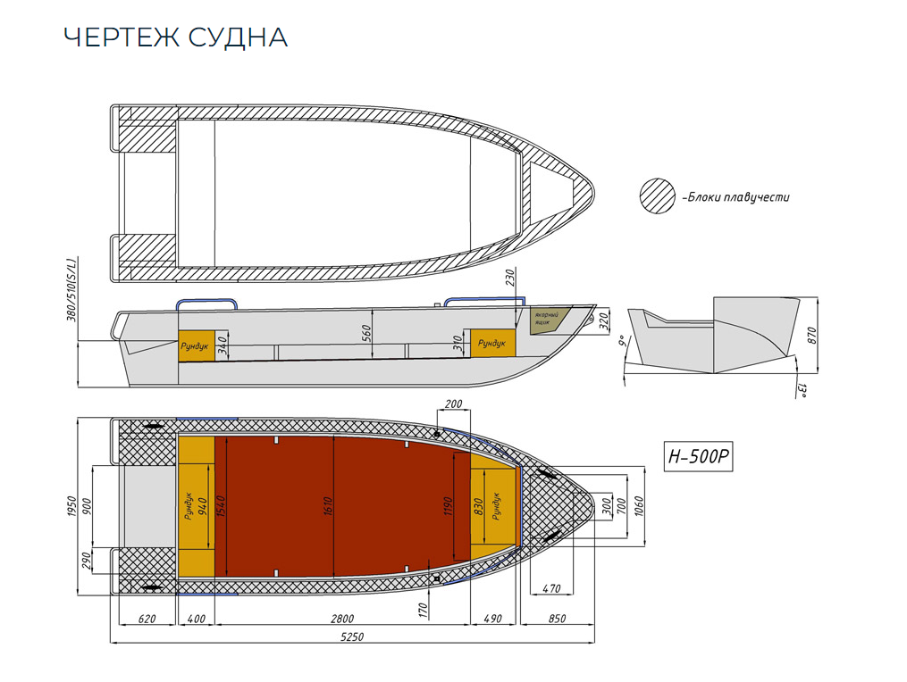 Алюминиевая лодка Неман-500 P в Черкесске