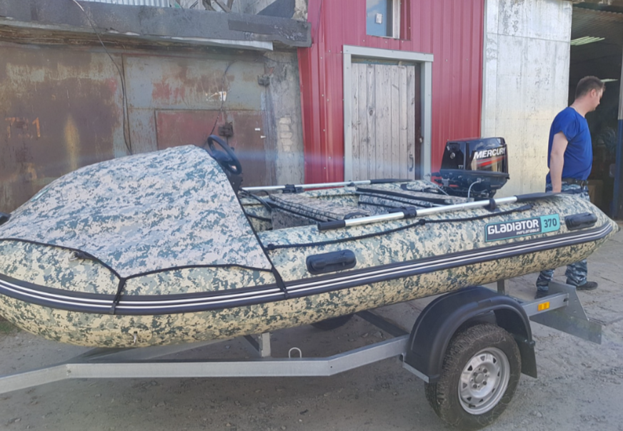 НАДУВНАЯ ЛОДКА GLADIATOR C370AL в Черкесске