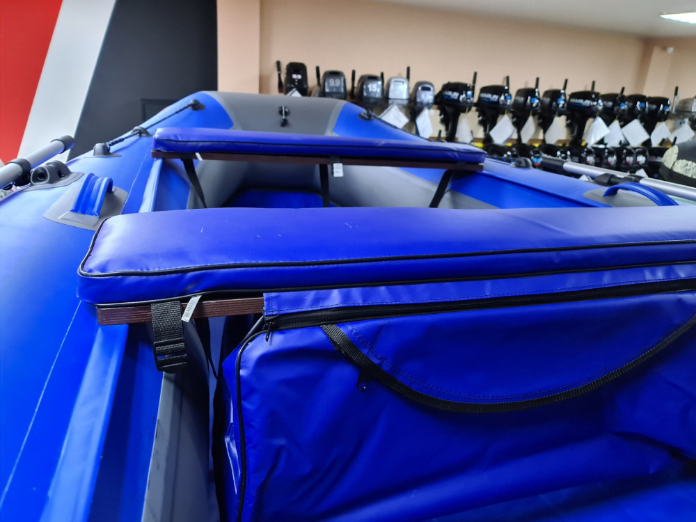 КОМПЛЕКТ МЯГКИХ НАКЛАДОК С СУМКОЙ ДЛЯ ЛОДОК 90Х20 СИНИЙ в Черкесске