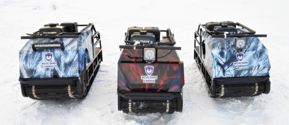 Мотобуксировщик Irondog (Железная собака) M500 20  Камуфляж Охотник в Черкесске