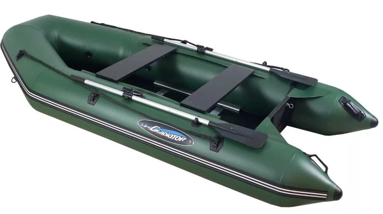 МОТОРНО-ГРЕБНАЯ ЛОДКА ПВХ GLADIATOR A 280 ТК С ФАНЕРНЫМ ДНОМ в Черкесске