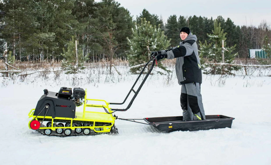 Мотобуксировщик Бурлак ХОЗЯИН-1 (капот ткань) в Черкесске