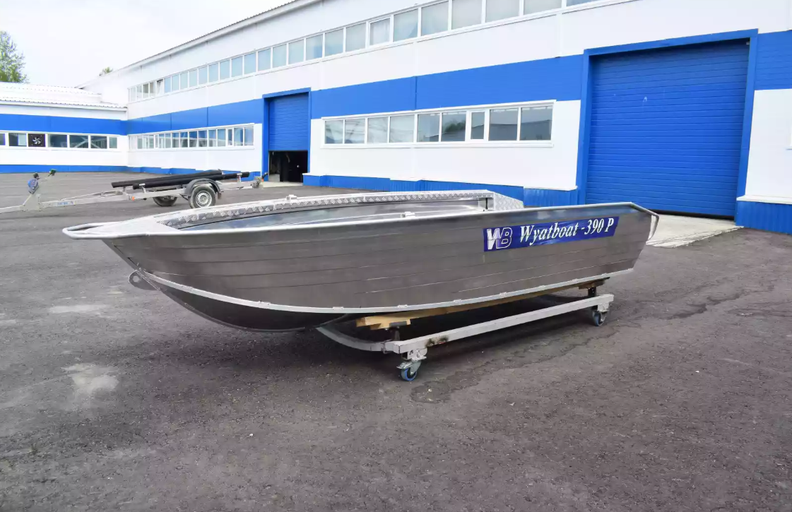 Алюминиевая лодка Wyatboat-390Р Увеличенный борт в Черкесске