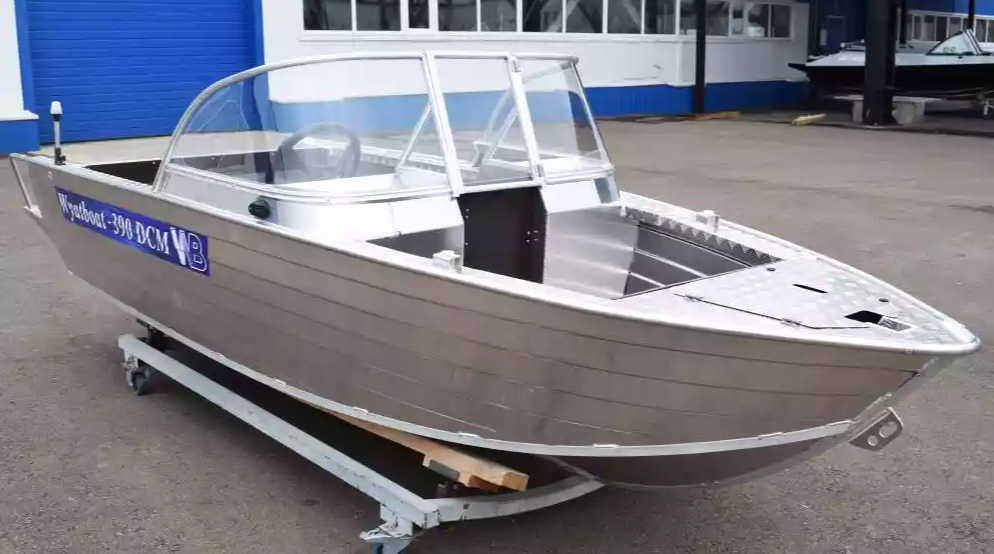 Алюминиевая лодка Wyatboat-390 DCM Увеличенный борт в Черкесске