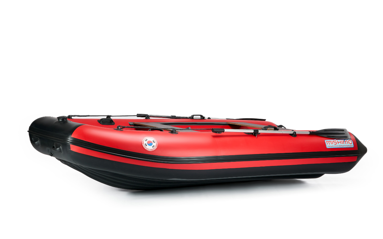 КОМПЛЕКТ ЛОДКА MISHIMO RAPID 380 PRO+ ЛОДОЧНЫЙ МОТОР MARLIN MP 9.9 (20) AMHS PROLINE FORCE в Черкесске