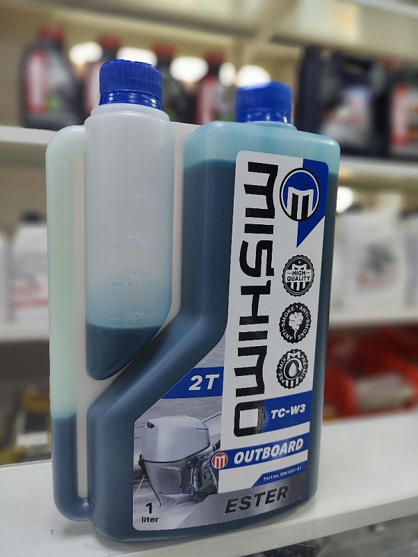 Масло MISHIMO 2T OUTBOARD (ESTER) полусинтетика 1 л в Черкесске