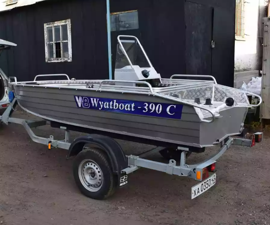 Алюминиевая лодка Wyatboat-390 C в Черкесске