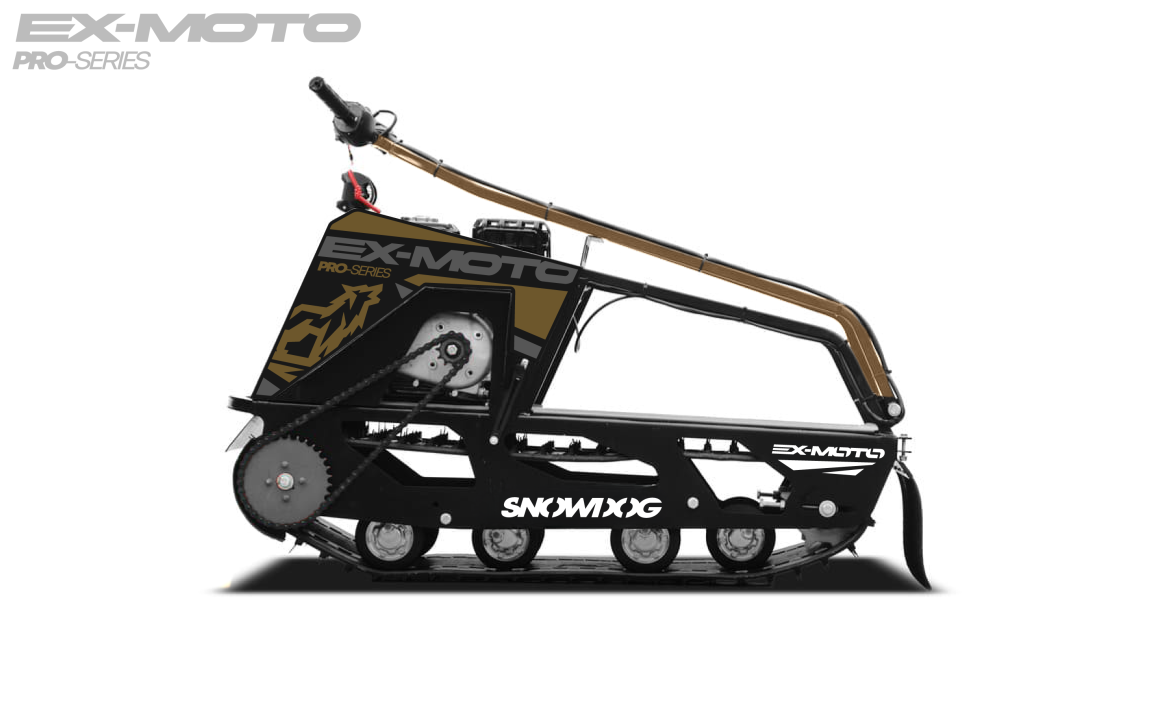 Мотобуксировщик EX-MOTO SNOWDOG S380 8л.с. в Черкесске