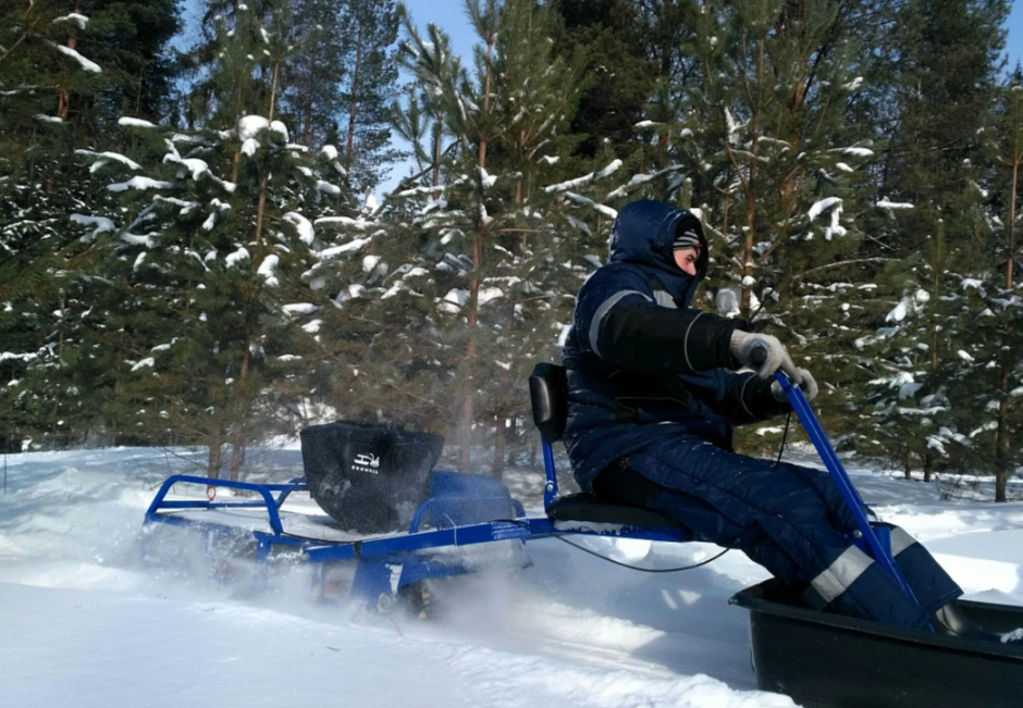 Мотобуксировщик толкач Альбатрос-XL8 с модулем. Без фары, тележки в Черкесске