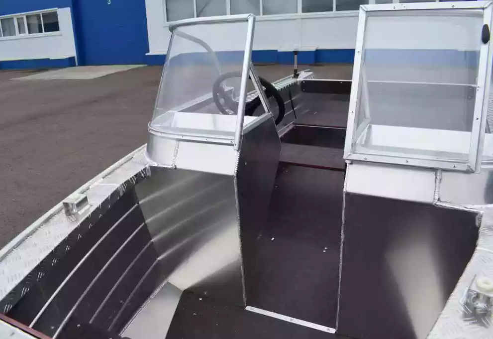 Алюминиевая лодка Wyatboat-390 DCM Увеличенный борт в Черкесске
