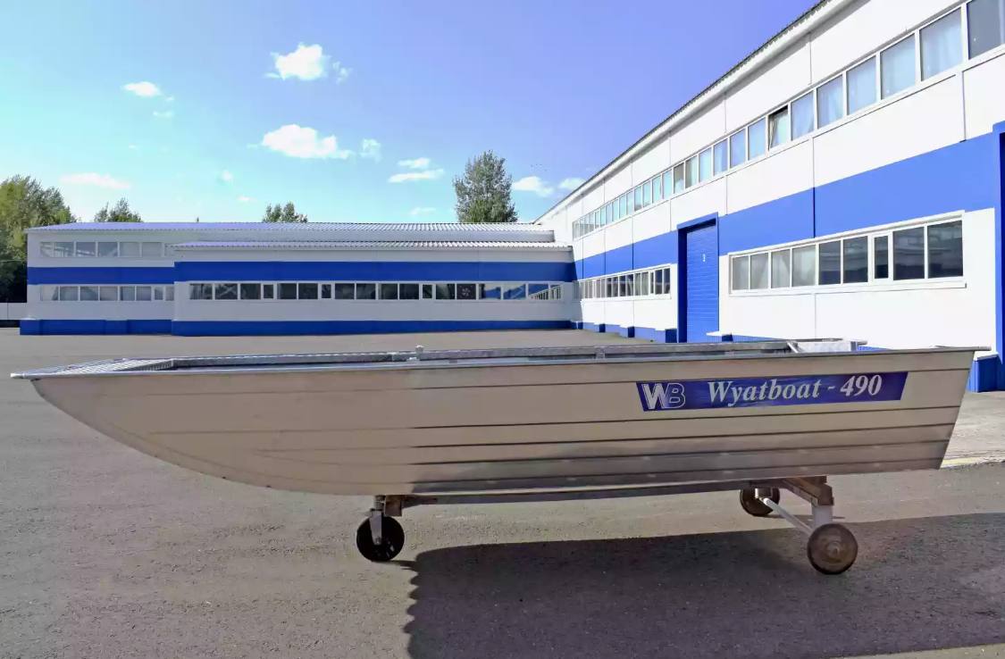 Алюминиевая лодка Wyatboat-490 Jonboat в Черкесске