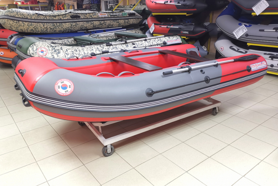 КОМПЛЕКТ Лодка MISHIMO PRO 350 + ЛОДОЧНЫЙ МОТОР MARLIN MP 9.9 (20) AMHS PRO в Черкесске