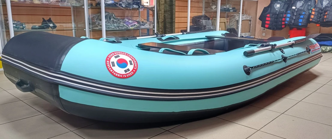 КОМПЛЕКТ ЛОДКА MISHIMO LITE 390 + МОТОР 9,9 (15) Л.С. в Черкесске