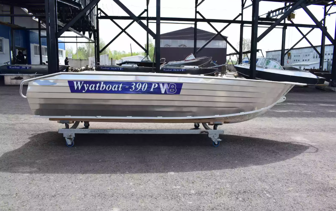 Алюминиевая лодка Wyatboat-390Р Увеличенный борт в Черкесске