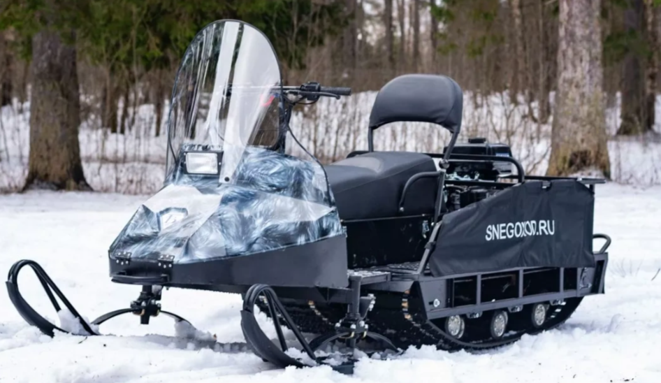 Миниснегоход Егерь Экспедитор 20 л.с. , реверс, тормоз, капот белый в Черкесске