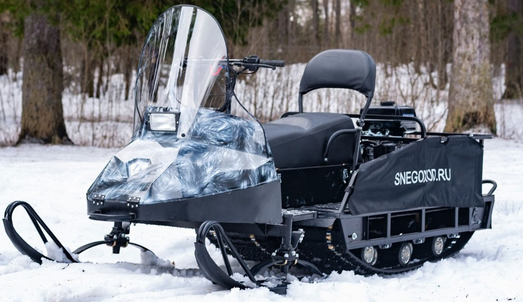 Миниснегоход Бурлак Егерь Экспедитор 15 л.с. , реверс, тормоз, капот белый в Черкесске