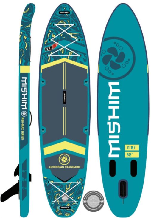 SUP (САП) Доска MISHIMO PRO-MAX Light Teal 12,6’ (385см) в Черкесске