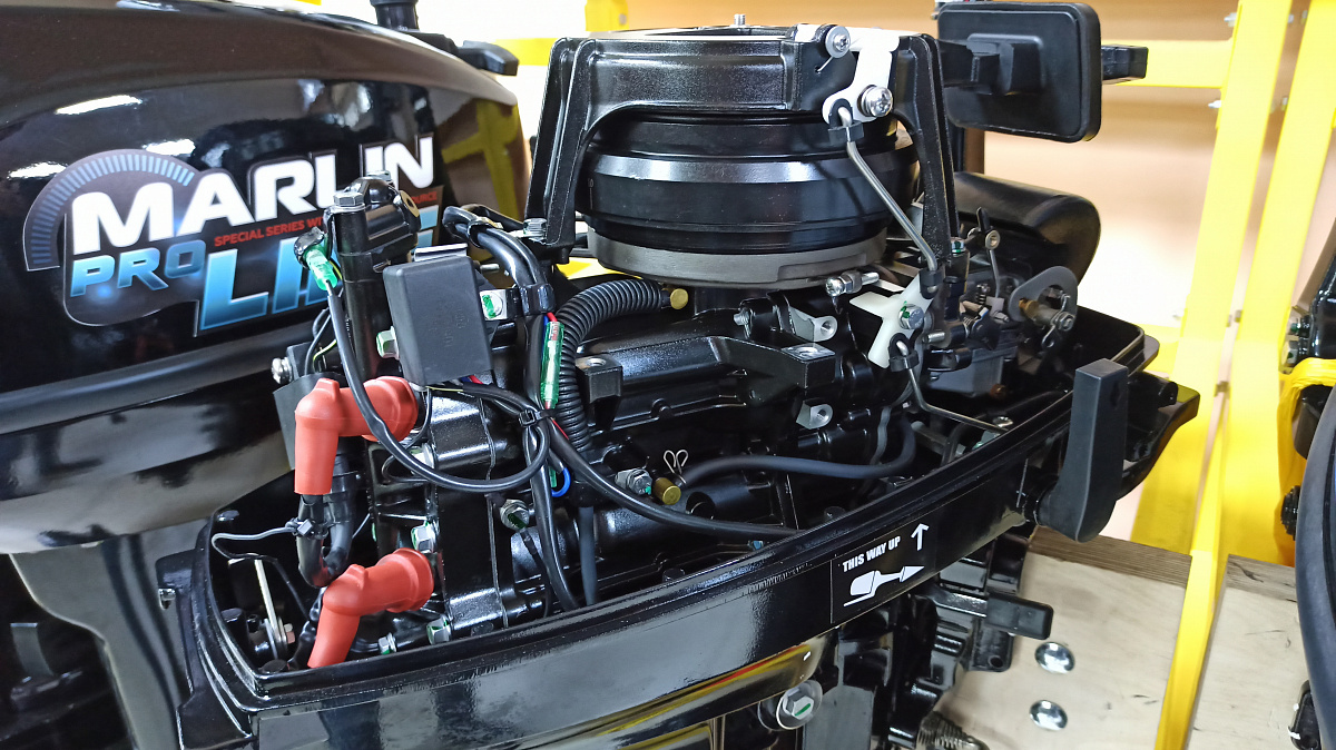 КОМПЛЕКТ Лодка MISHIMO PRO 350 + ЛОДОЧНЫЙ МОТОР MARLIN MP 9.9 (20) AMHS PRO в Черкесске