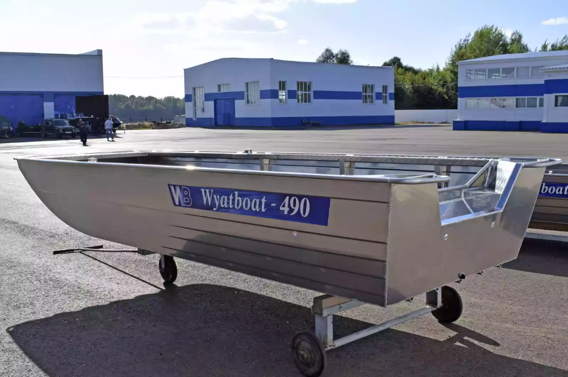 Алюминиевая лодка Wyatboat-490 Jonboat в Черкесске