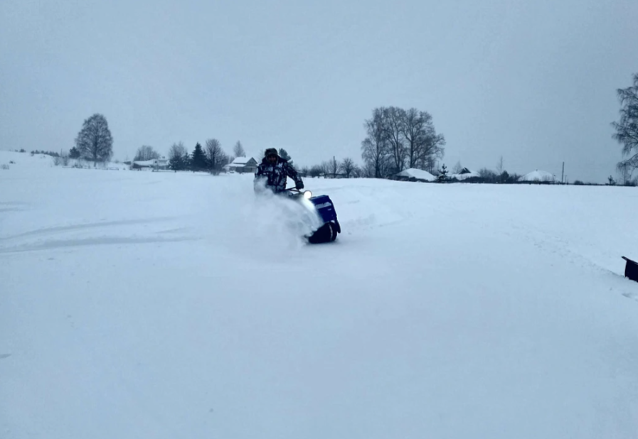 Мотобуксировщик Альбатрос-XLV 9 мини, тележки, 1250 мм в Черкесске