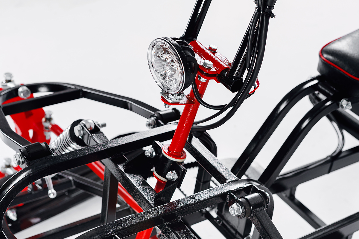 Лыжный модуль IKUDZO TERRAIN с подогревом ручек металлические лыжи в Черкесске