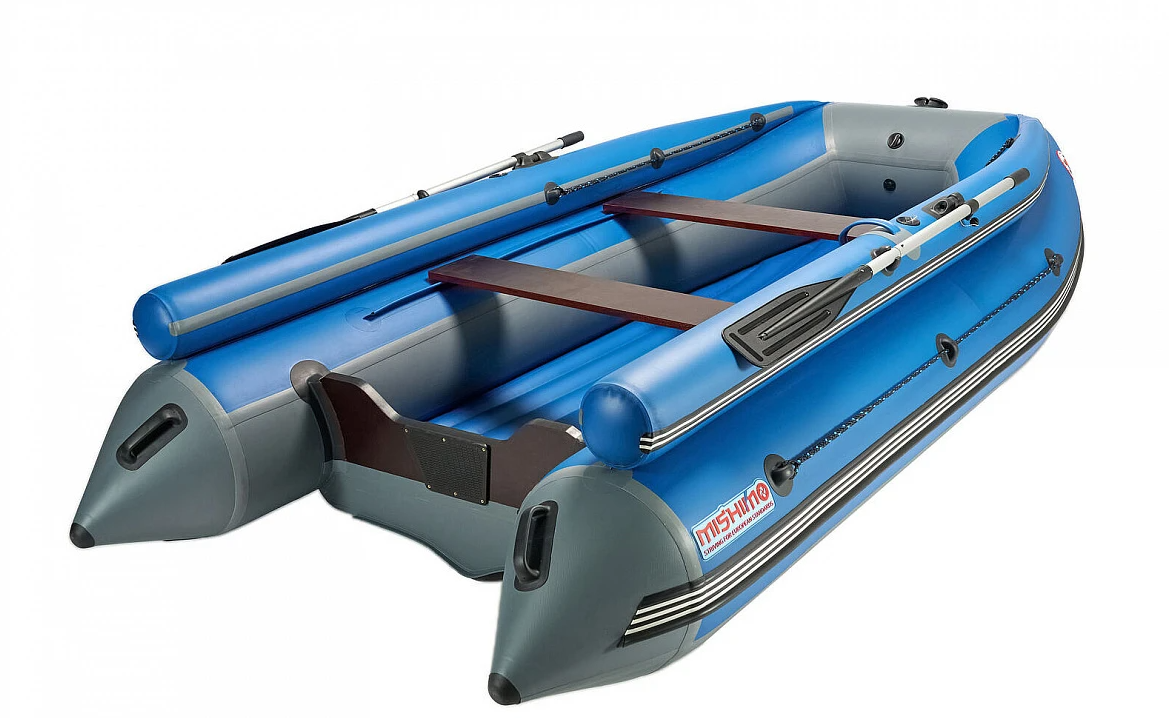 КОМПЛЕКТ ЛОДКА MISHIMO FAMILY LITE 390 + МОТОР 9,9 (15) Л.С. в Черкесске