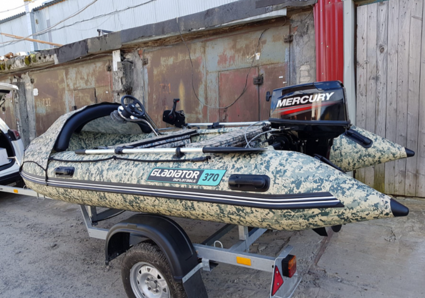 НАДУВНАЯ ЛОДКА GLADIATOR C370AL в Черкесске