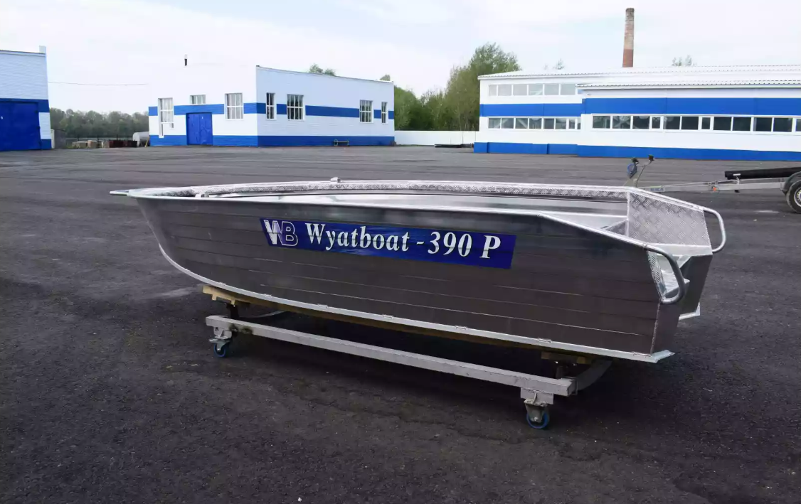 Алюминиевая лодка Wyatboat-390Р Увеличенный борт в Черкесске