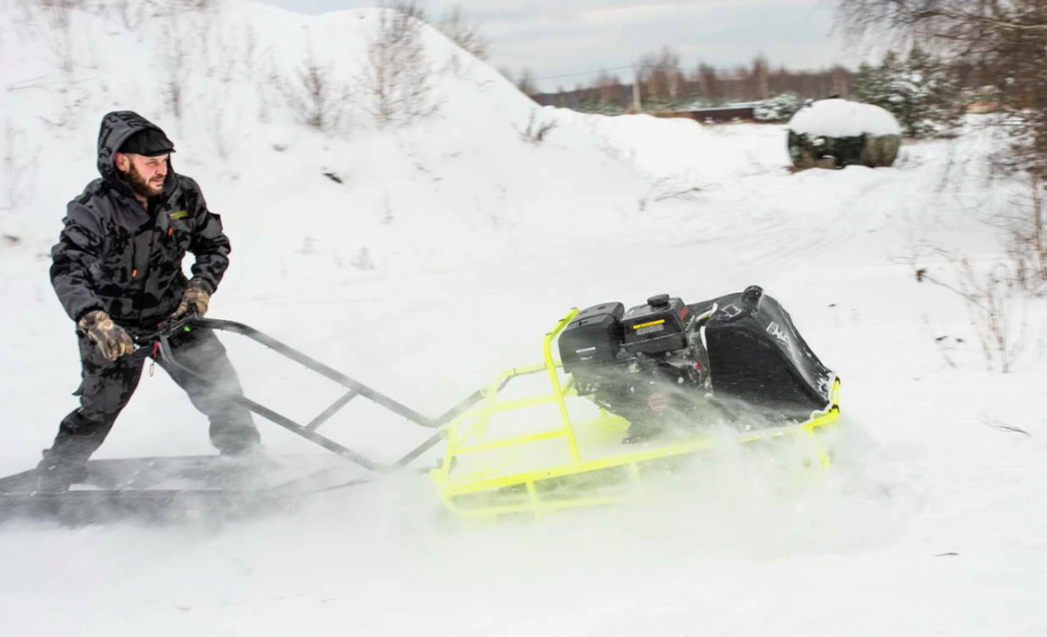 Мотобуксировщик Бурлак ХОЗЯИН-1 (капот ткань) в Черкесске