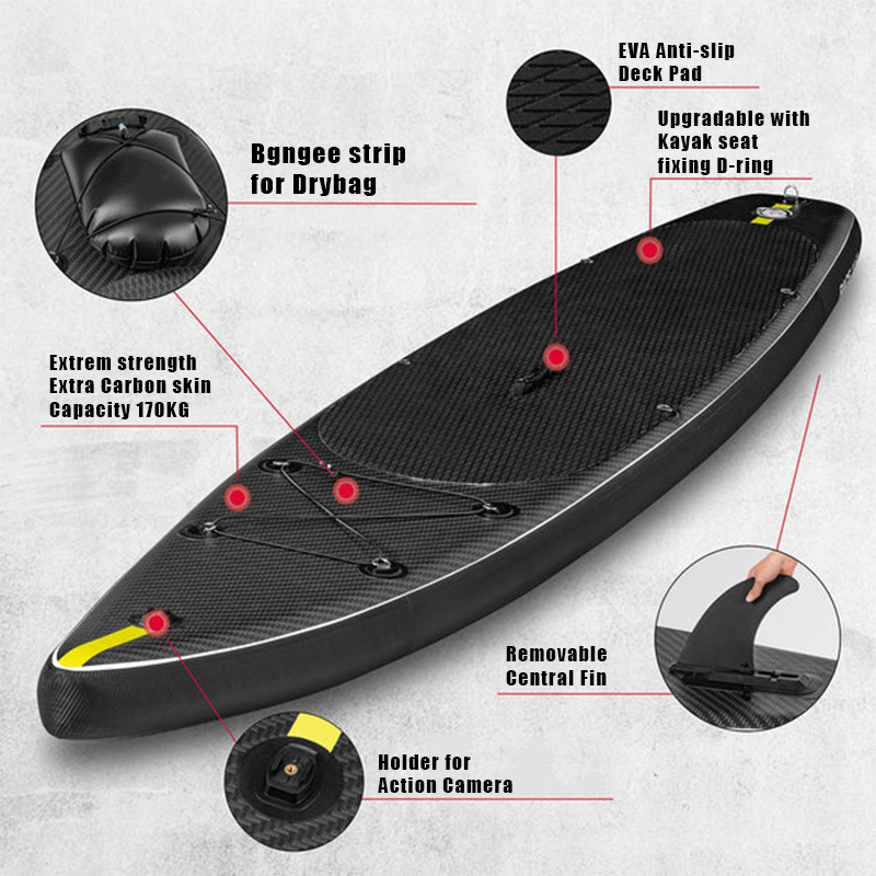 SUP (САП) ДОСКА MISHIMO CARBON DARKSIDE 11’ (335СМ) в Черкесске