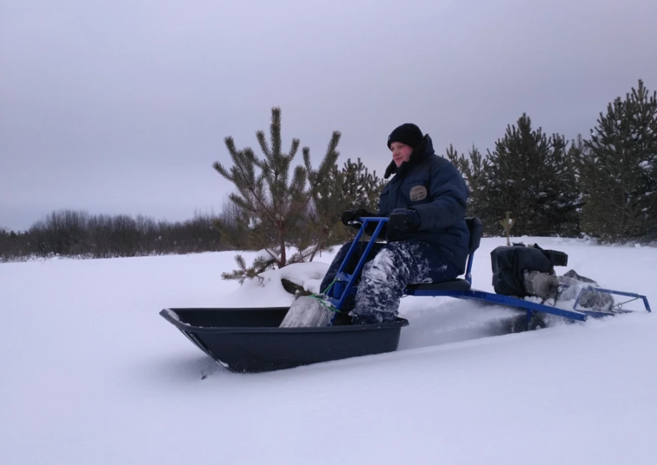 Мотобуксировщик толкач Альбатрос-XL8 с модулем. Без фары, тележки в Черкесске
