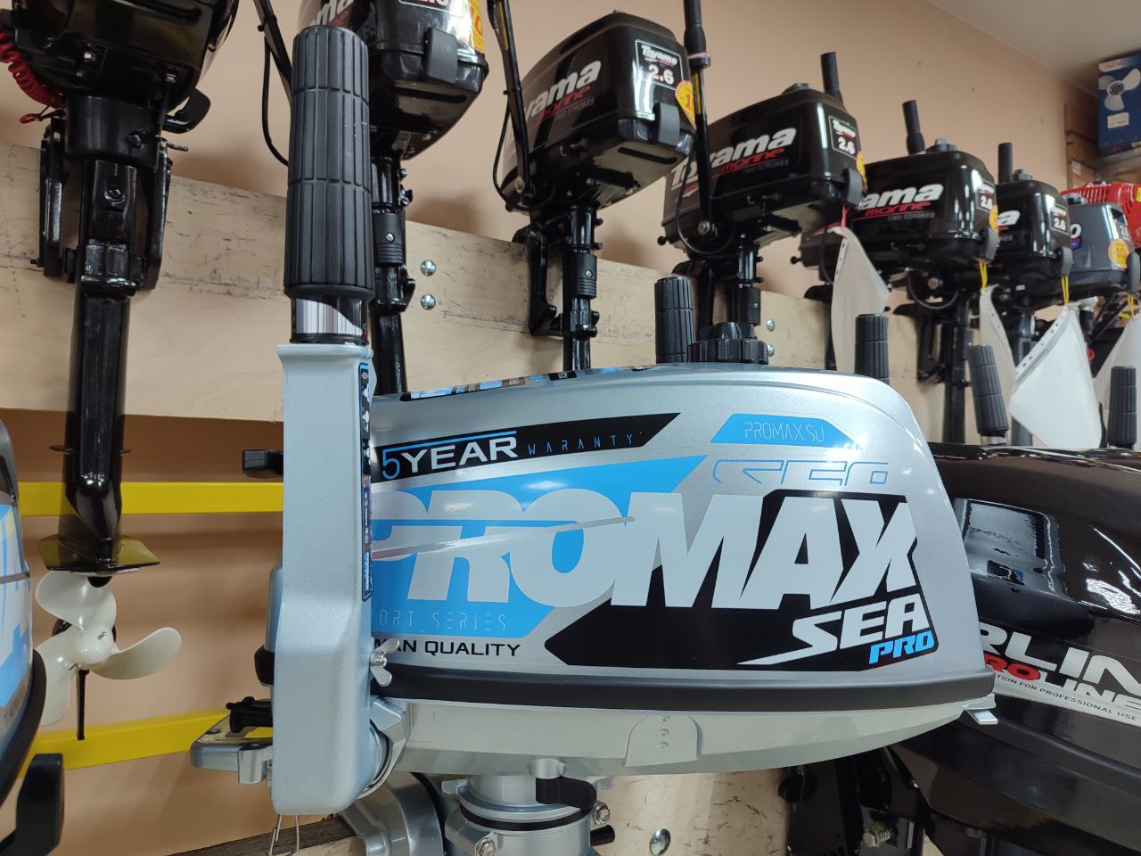 Лодочный мотор PROMAX SP5FHS (внешний бак 12 л) в Черкесске