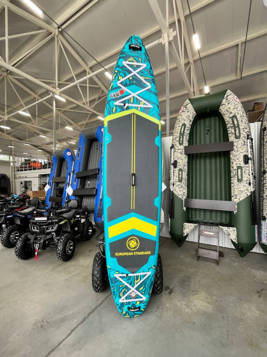 SUP (САП) Доска MISHIMO PRO-MAX Light Teal 12,6’ (385см) в Черкесске