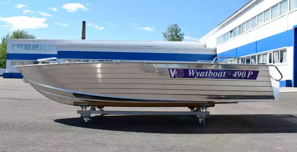 Алюминиевая лодка Wyatboat-490 P в Черкесске