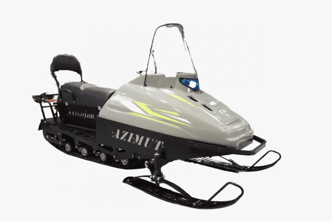 Миниснегоход Бурлак Азимут 24 л.с. , эл.запуск, реверс, тормоз гидравл, капот серый в Черкесске