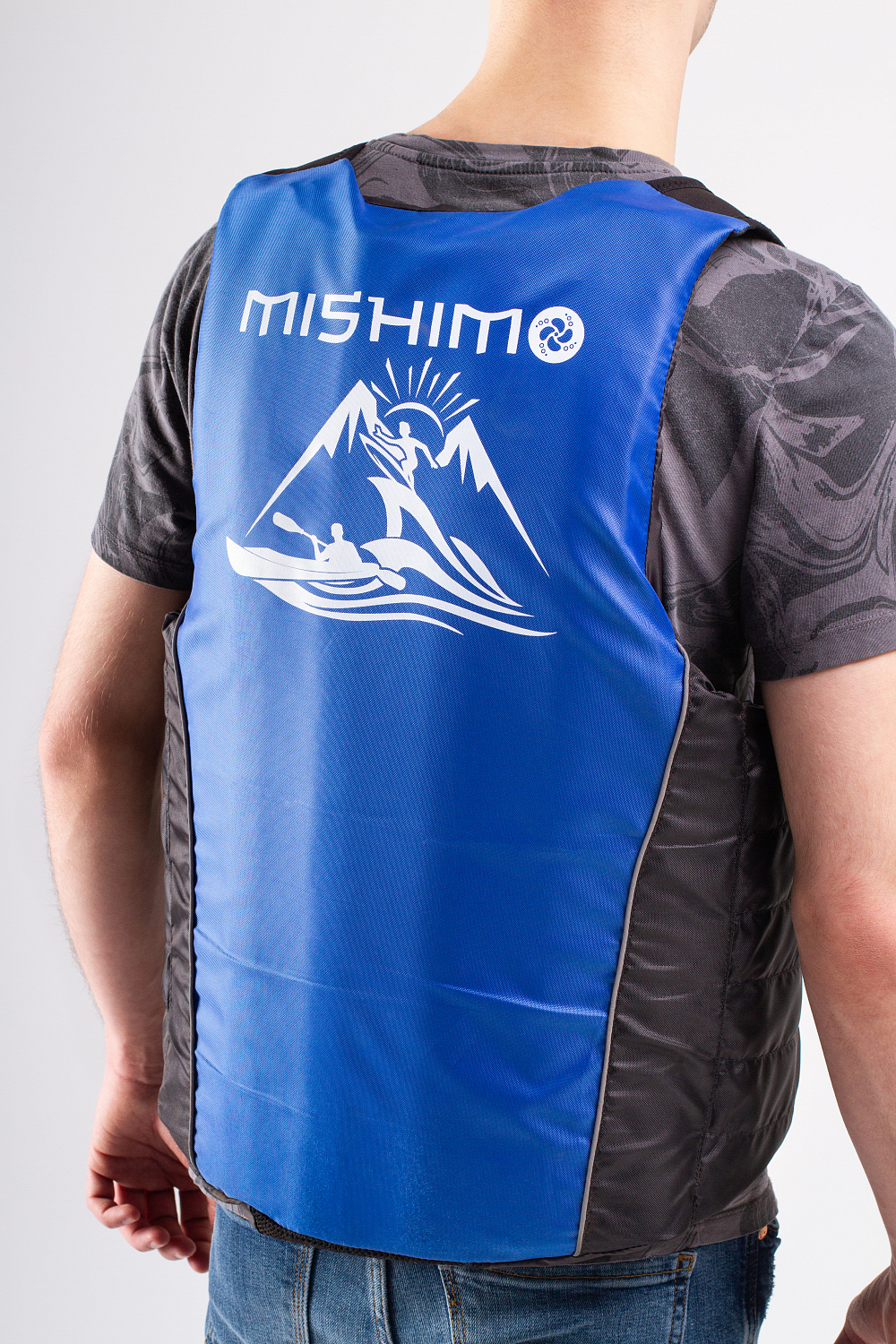 Жилет спасательный MISHIMO PRO Премиум качества Черно-синий в Черкесске