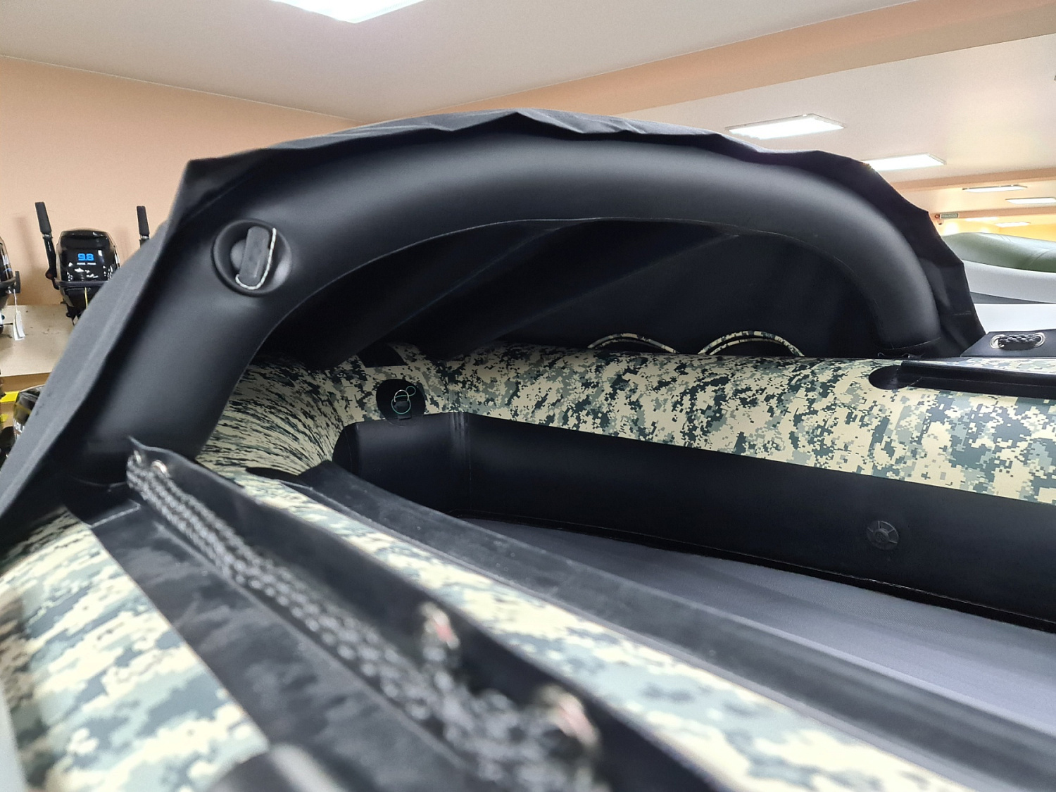 КОМПЛЕКТ НОСОВОГО ТЕНТА К ЛОДКЕ SMARINE AIR MAX 360 ЧЕРНЫЙ в Черкесске