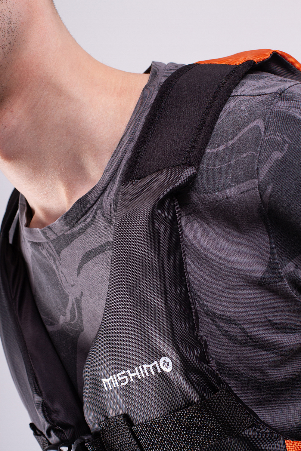 Жилет спасательный MISHIMO PRO Премиум качества Черно-оранжевый в Черкесске